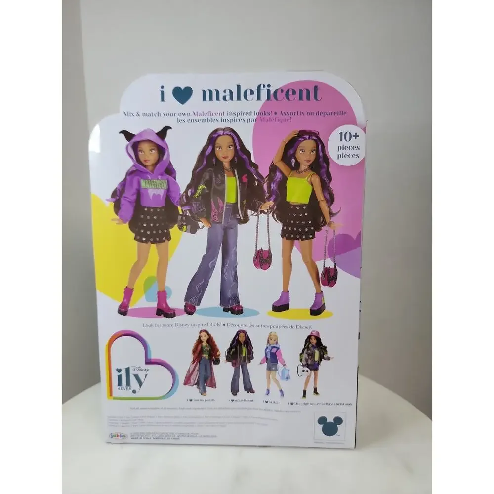 Disney ILy 4ever Fashion Doll I Love Maleficent New in box Lots of Accessories